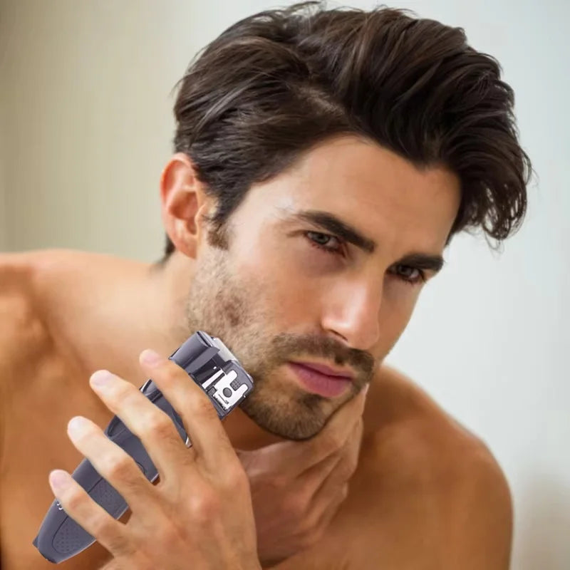 Surker Electric Shaver for Men Rechargeable Intelligent Washable Digital LCD