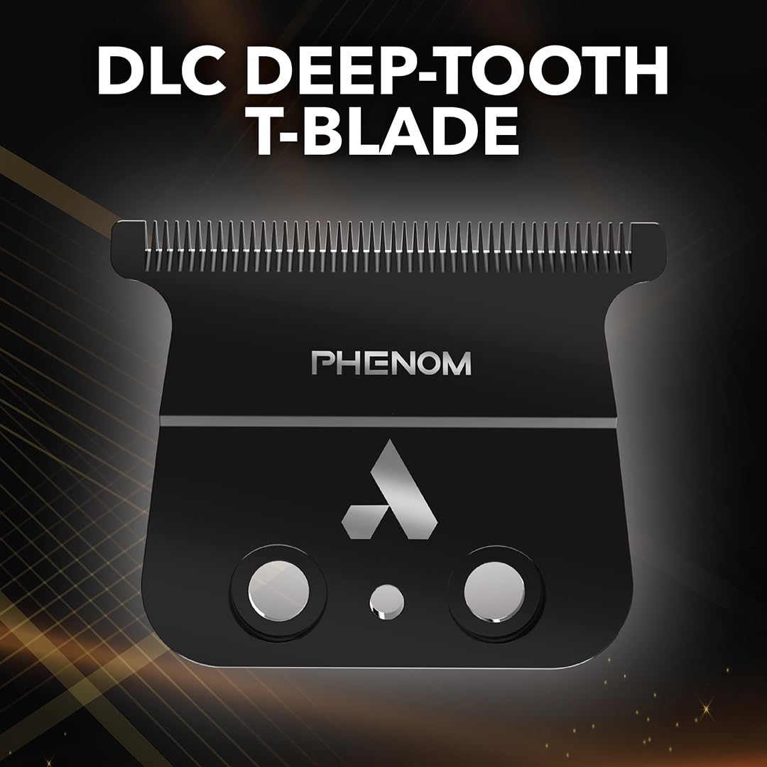 Andis 562312 Phenom Professional Corded/Cordless Hair Clipper, Adjustable Phaze Blade, Close Cutting, Gold