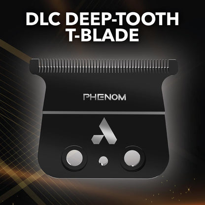 Andis 562312 Phenom Professional Corded/Cordless Hair Clipper, Adjustable Phaze Blade, Close Cutting, Gold