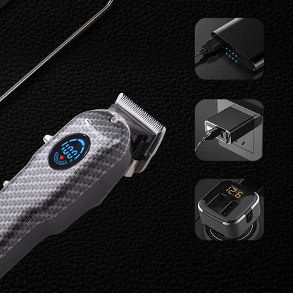 Powerful barber machine professional hair clipper men electric hair trimmer adjustable hair cutter machine rechargeable