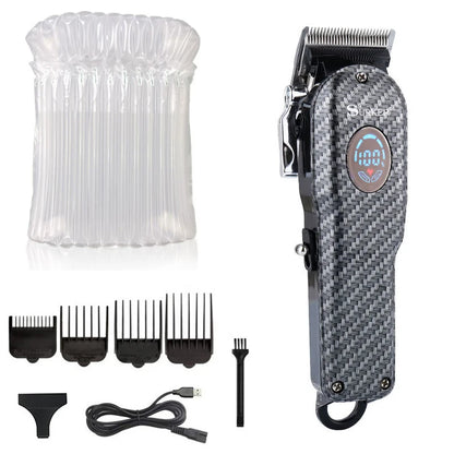 Powerful barber machine professional hair clipper men electric hair trimmer adjustable hair cutter machine rechargeable