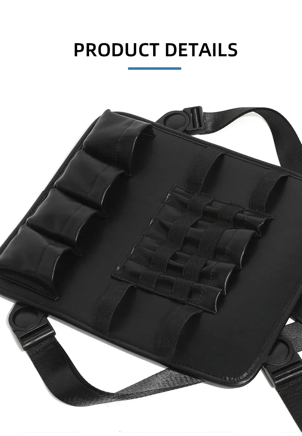 Professional Barber Multifunctional Tool Kit with Shoulder Strap Chest Bag Scissors Comb Bag Salon Home Hairdressing Tools