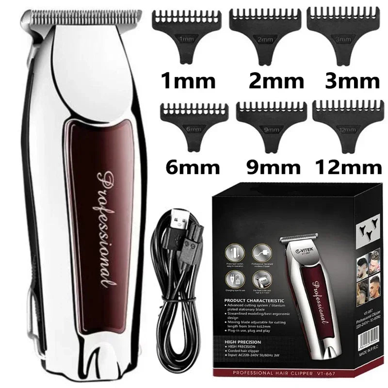 Hair Clipper Hair Trimmer Hair Clipper Professional Barber Trimmer Electric Shaver Hair Cutting Machine Rechargeable Trimmer Men
