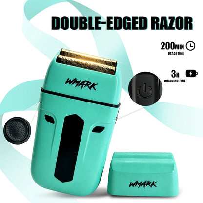 WMARK Professional Hair Clipper Shaver Hair Dryers and Spray Bottle Handheld 5 in 1 Barber KIT Gift Box Trimmer for Men NG-8637