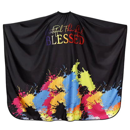 Barber Black Haircut Cloth Hairdresser Apron Hair Cut Cape Hairdress Gown Hairdressing Coat Barbershop Salon Accessory