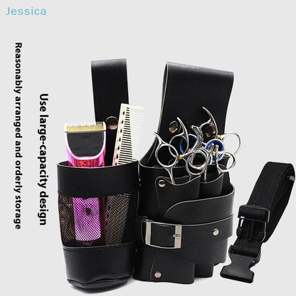 ♥Hairdressing Tool Storage Bag Hair Care Styling Tools Waist Pack With Removable Belt