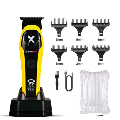 BRDCLIP Professional Hair Clippers Rechargeable Hair Trimmer Charging Base Haircut Machine DLC Blade Clippers For man BRD-619