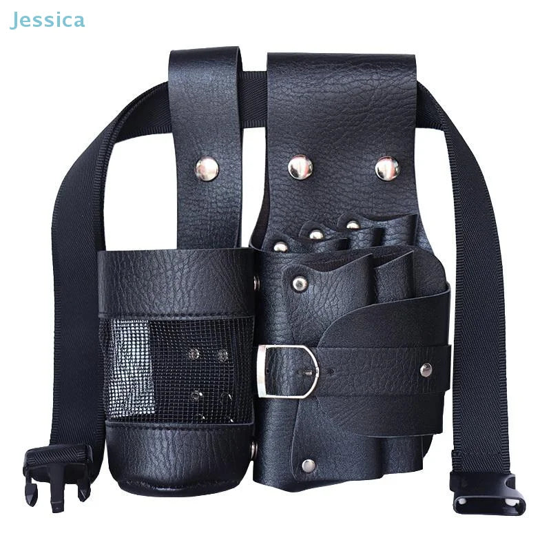 ♥Hairdressing Tool Storage Bag Hair Care Styling Tools Waist Pack With Removable Belt