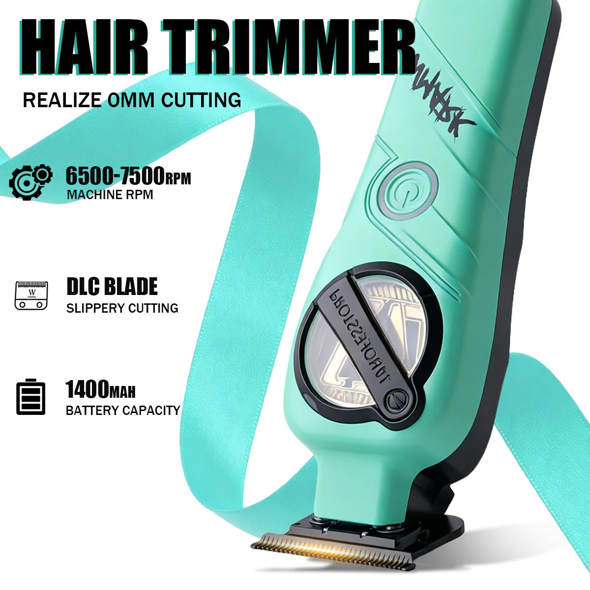 WMARK Professional Hair Clipper Shaver Hair Dryers and Spray Bottle Handheld 5 in 1 Barber KIT Gift Box Trimmer for Men NG-8637