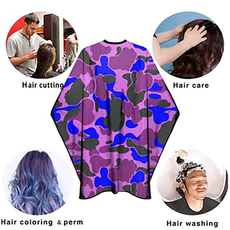 HOT! Barber Hairdresser Camouflage Aprons Anti Static Haircut Capes Professional Barbershop Waterproof Aprons Shawls Salon Tool