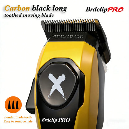 BRDCLIP Professional Hair Clippers Rechargeable Hair Trimmer Charging Base Haircut Machine DLC Blade Clippers For man BRD-619