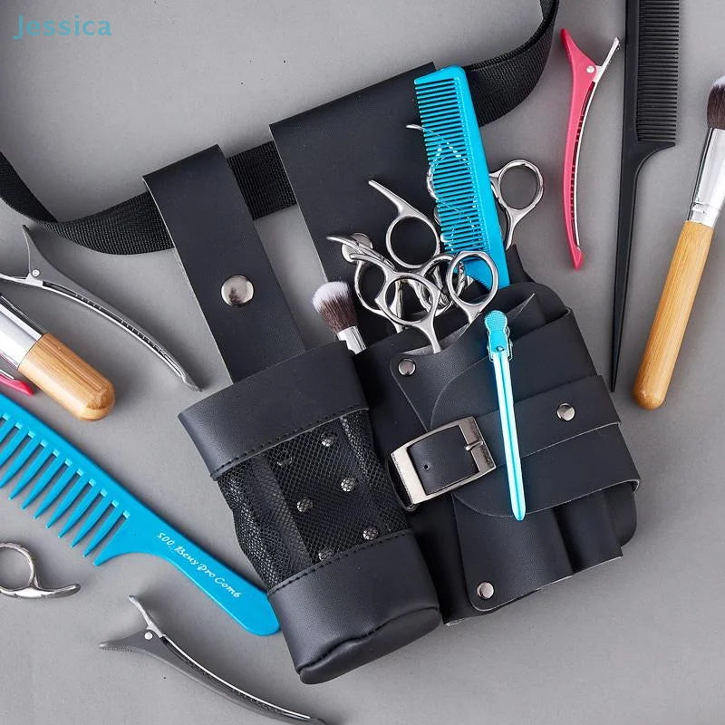 ♥Hairdressing Tool Storage Bag Hair Care Styling Tools Waist Pack With Removable Belt