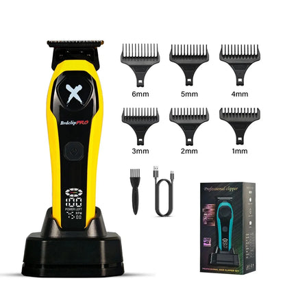 BRDCLIP Professional Hair Clippers Rechargeable Hair Trimmer Charging Base Haircut Machine DLC Blade Clippers For man BRD-619