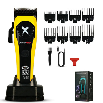 BRDCLIP Professional Hair Clippers Rechargeable Hair Trimmer Charging Base Haircut Machine DLC Blade Clippers For man BRD-619