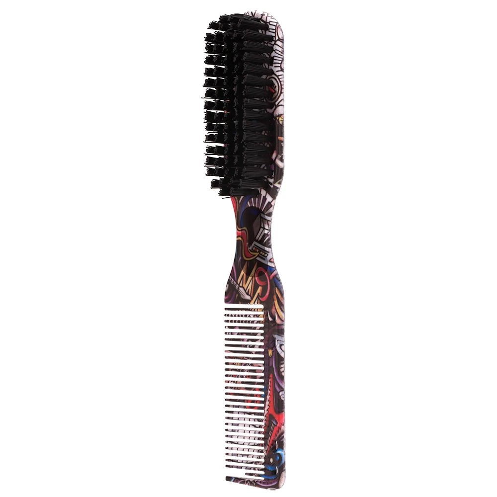 8 color Barber Beard Comb Two-sided Men's Shaving Hairdressing Hair Styling Tool