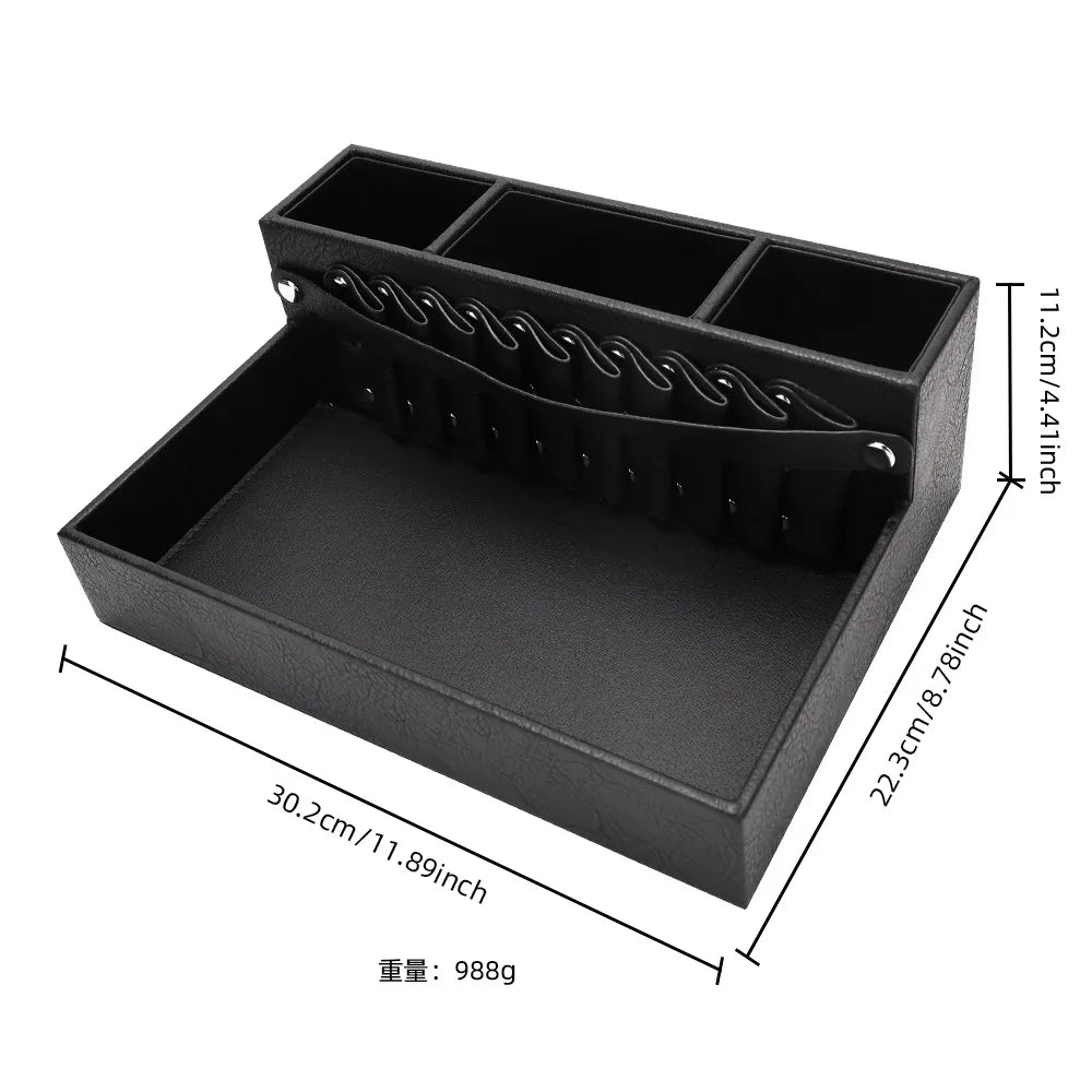 Barber Clipper Tray Haircut Tools Keeper Salon Clipper Organizer Hair Trimmer Holder Electric Hair Clipper Comb Tray Desktop