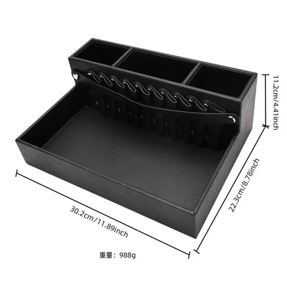 Barber Clipper Tray Haircut Tools Keeper Salon Clipper Organizer Hair Trimmer Holder Electric Hair Clipper Comb Tray Desktop