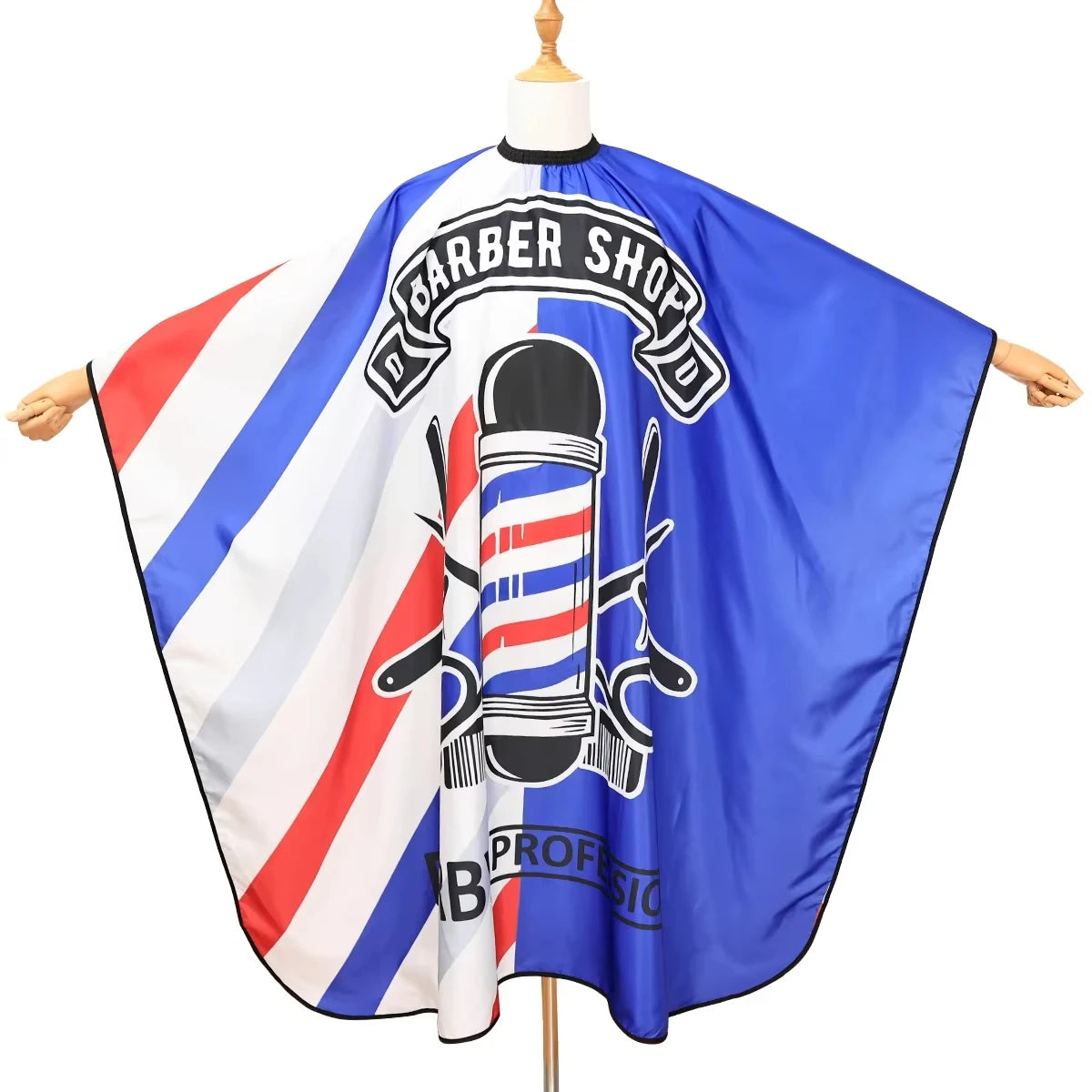 Barber Black Haircut Cloth Hairdresser Apron Hair Cut Cape Hairdress Gown Hairdressing Coat Barbershop Salon Accessory