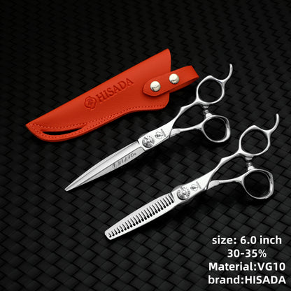 Tijeras de Peluquería Profesional HISADA – Precisión y Estilo Premium