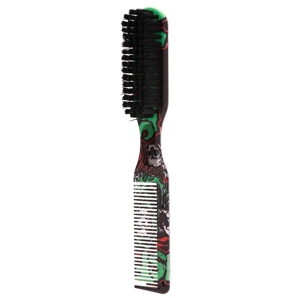 8 color Barber Beard Comb Two-sided Men's Shaving Hairdressing Hair Styling Tool