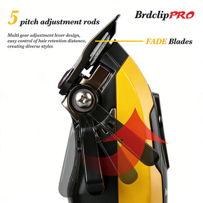 BRDCLIP Professional Hair Clippers Rechargeable Hair Trimmer Charging Base Haircut Machine DLC Blade Clippers For man BRD-619
