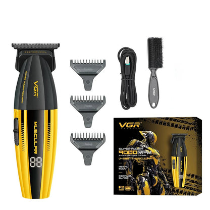 VGR Clipper Professional Hair Trimmer Electric Hair Cutting Machine 9000 RPM Hair Clipper Barber Cordless Clipper for Men V-285