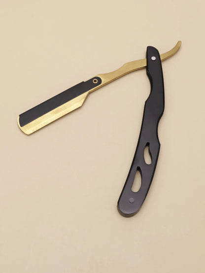 Men's Shaving Knife Manual Shaver Stainless Steel Shaver Rack Professional Straight Edge Razor Barber Beard Cutter