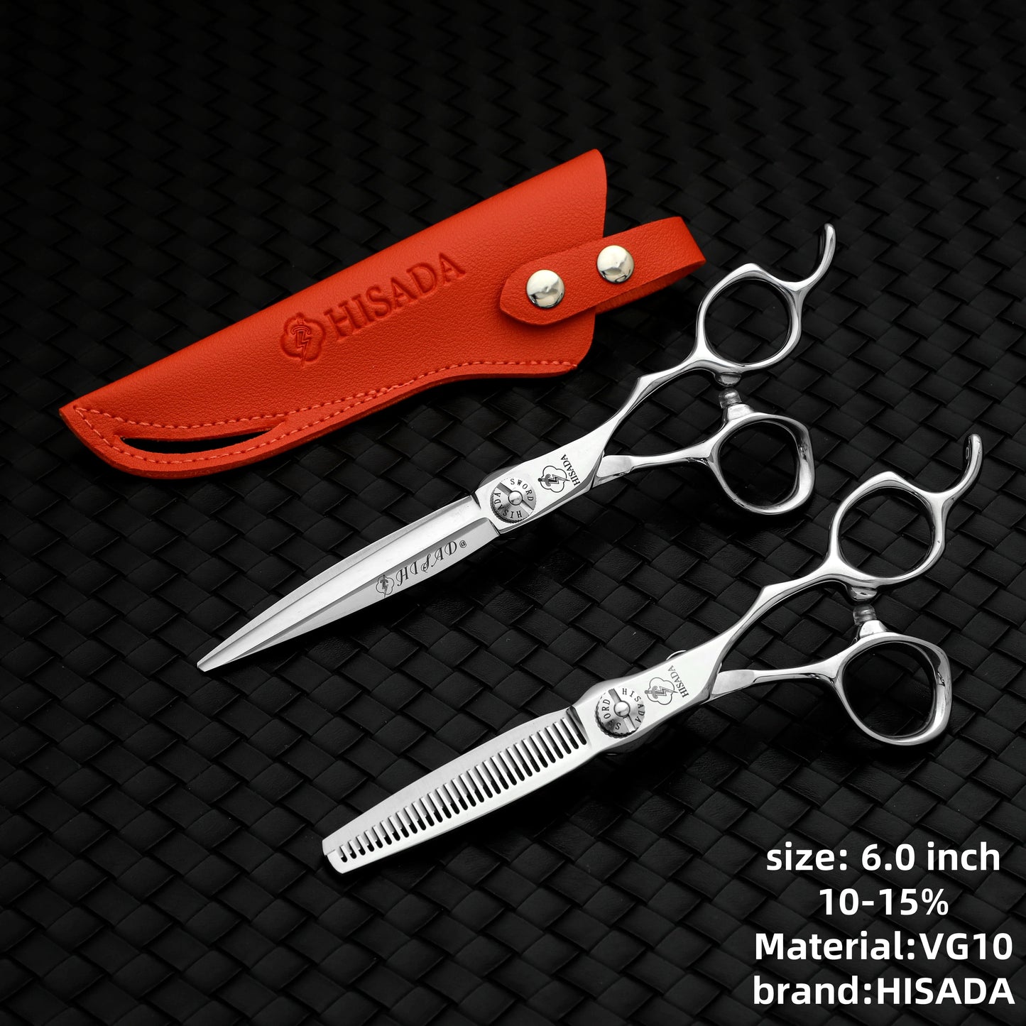 Tijeras de Peluquería Profesional HISADA – Precisión y Estilo Premium