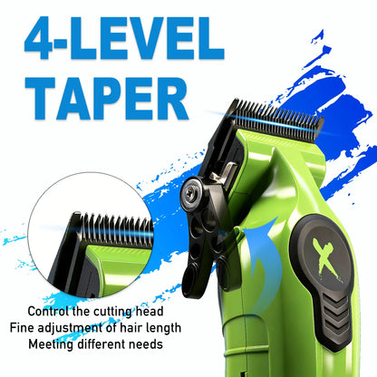 Professional Electric Hair Clipper Trimmer Shaver BRDCLIP X Series Set Gradient Salon Hair Styling Tool DLC Coated Fade Blade