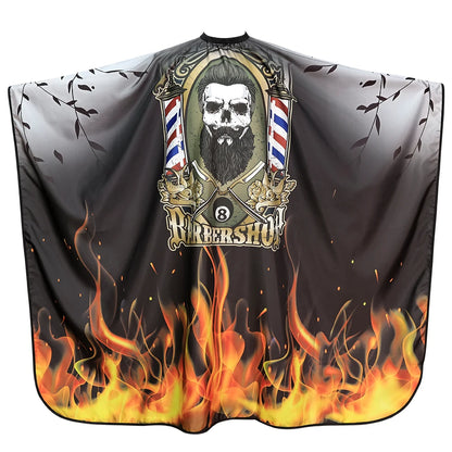 Barber Black Haircut Cloth Hairdresser Apron Hair Cut Cape Hairdress Gown Hairdressing Coat Barbershop Salon Accessory