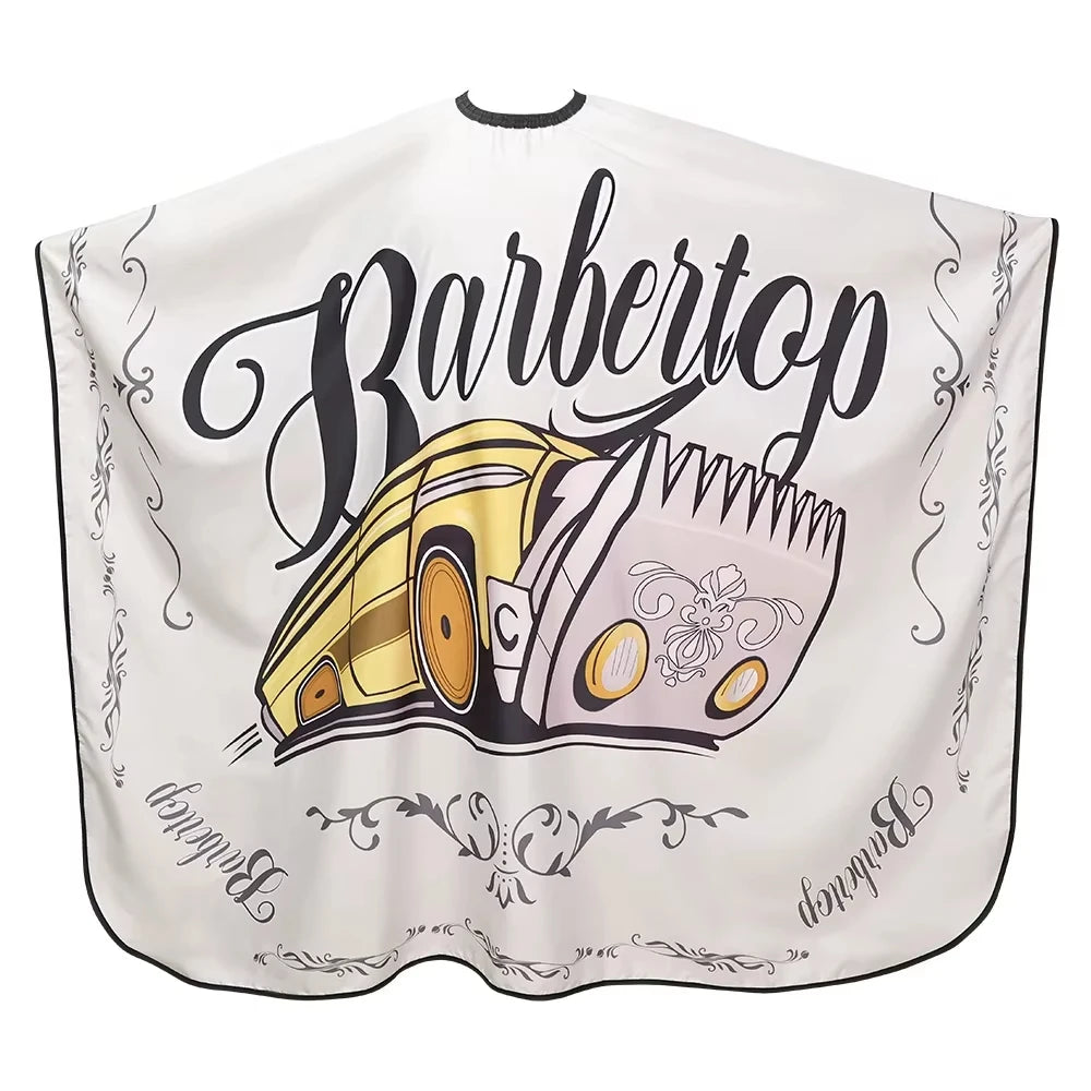 Barber Black Haircut Cloth Hairdresser Apron Hair Cut Cape Hairdress Gown Hairdressing Coat Barbershop Salon Accessory