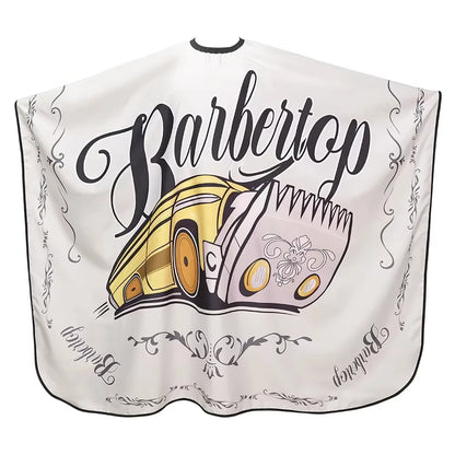Barber Black Haircut Cloth Hairdresser Apron Hair Cut Cape Hairdress Gown Hairdressing Coat Barbershop Salon Accessory