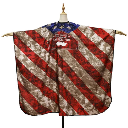 Barber Black Haircut Cloth Hairdresser Apron Hair Cut Cape Hairdress Gown Hairdressing Coat Barbershop Salon Accessory