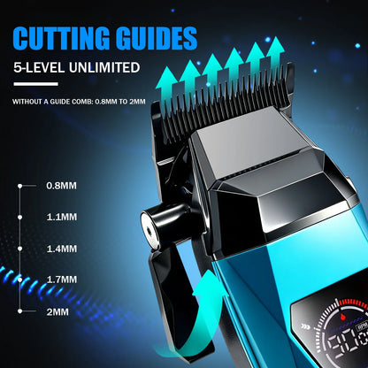 VGR Hair Trimmers Professional Hair Cut Machine Rechargeable Hair Trimmer Electric Clippers Adjustable Trimmer for Men V-877 S2