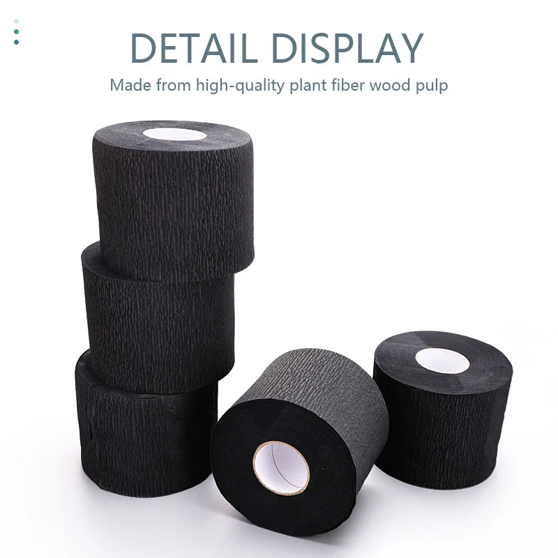 Professional 1/5 Volume Barber Neck Paper Disposable Hair Muffler Collar for Salon Hairdressing Accessories