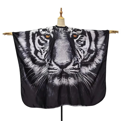 Barber Black Haircut Cloth Hairdresser Apron Hair Cut Cape Hairdress Gown Hairdressing Coat Barbershop Salon Accessory