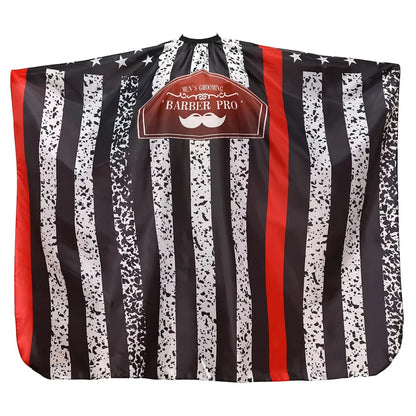 Barber Black Haircut Cloth Hairdresser Apron Hair Cut Cape Hairdress Gown Hairdressing Coat Barbershop Salon Accessory