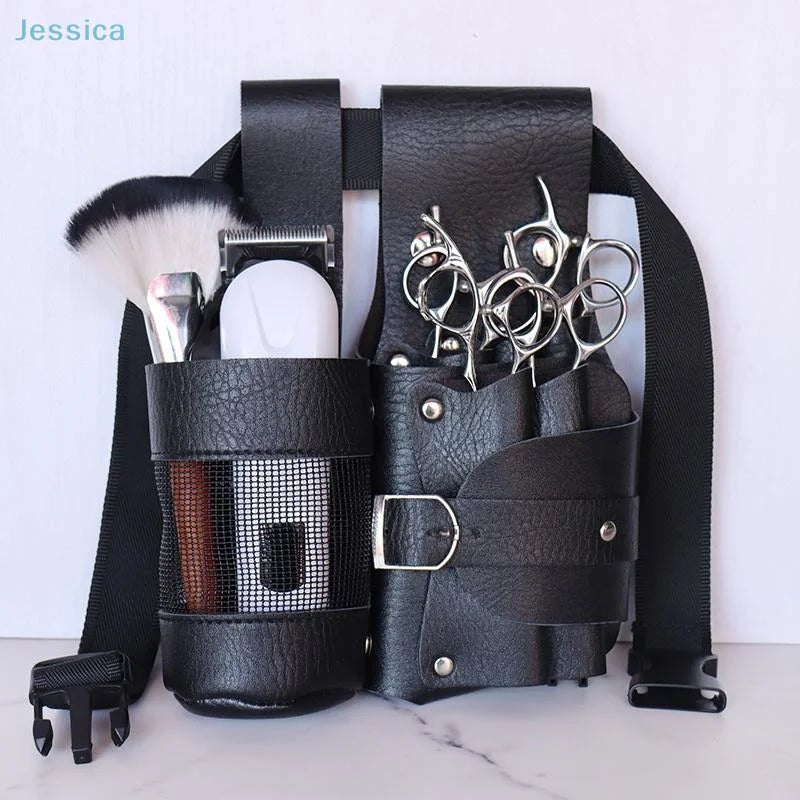 ♥Hairdressing Tool Storage Bag Hair Care Styling Tools Waist Pack With Removable Belt