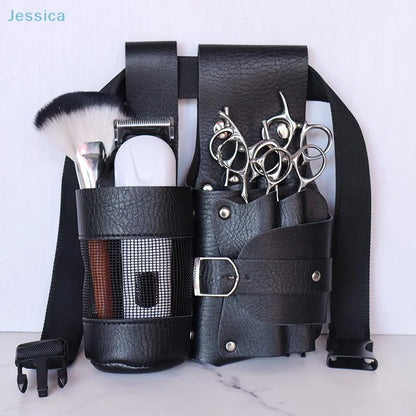 ♥Hairdressing Tool Storage Bag Hair Care Styling Tools Waist Pack With Removable Belt