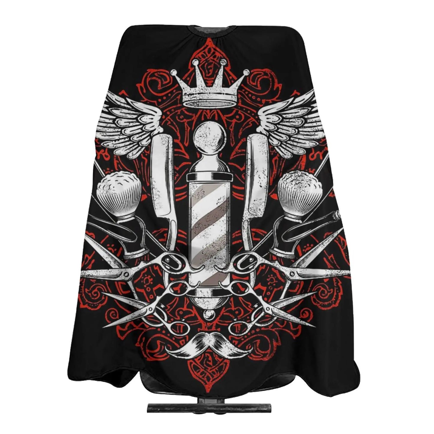 Barber Black Haircut Cloth Hairdresser Apron Hair Cut Cape Hairdress Gown Hairdressing Coat Barbershop Salon Accessory