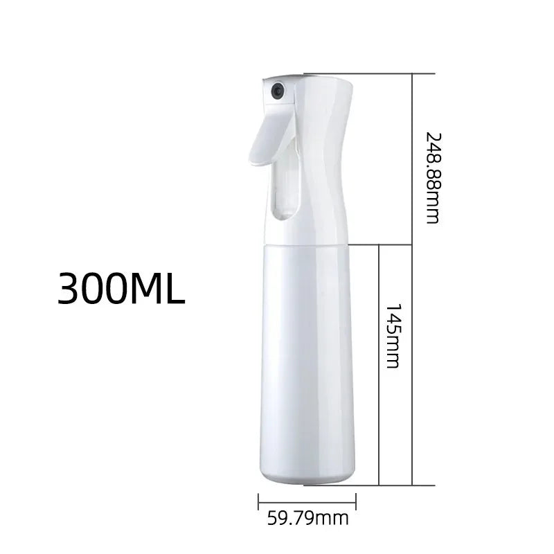 200ml/300ml Hair Continuous Spray Bottle Alcohol Bottle Makeup Spray Bottle Fine Mist Water Spray Bottle for Salons Barber Tools