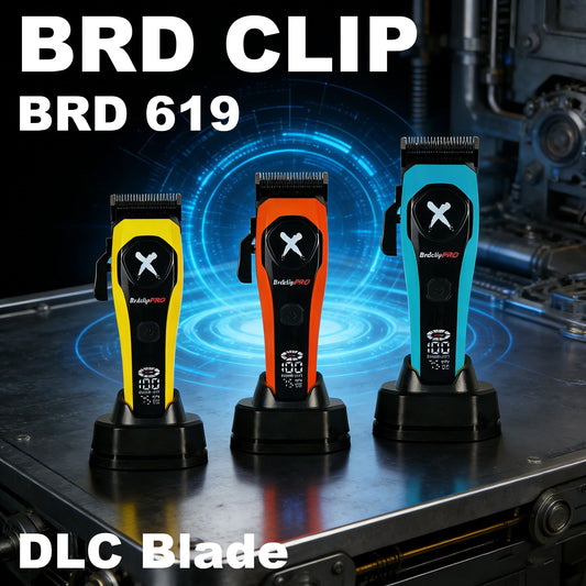 BRDCLIP Professional Hair Clippers Rechargeable Hair Trimmer Charging Base Haircut Machine DLC Blade Clippers For man BRD-619