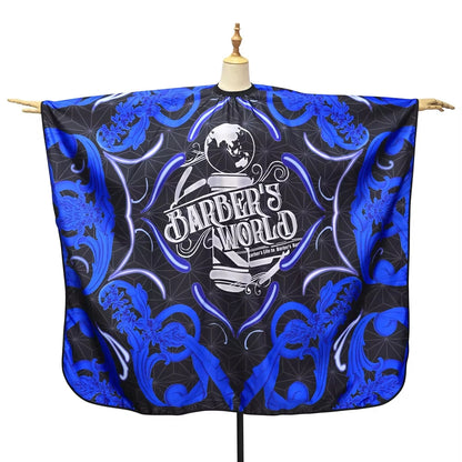 Barber Black Haircut Cloth Hairdresser Apron Hair Cut Cape Hairdress Gown Hairdressing Coat Barbershop Salon Accessory