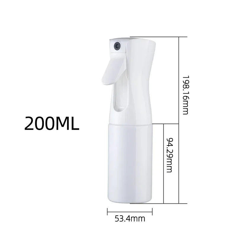 200ml/300ml Hair Continuous Spray Bottle Alcohol Bottle Makeup Spray Bottle Fine Mist Water Spray Bottle for Salons Barber Tools