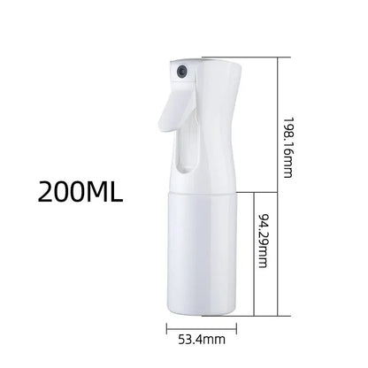 200ml/300ml Hair Continuous Spray Bottle Alcohol Bottle Makeup Spray Bottle Fine Mist Water Spray Bottle for Salons Barber Tools