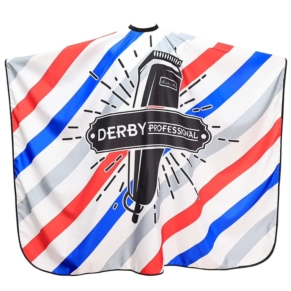 Barber Black Haircut Cloth Hairdresser Apron Hair Cut Cape Hairdress Gown Hairdressing Coat Barbershop Salon Accessory