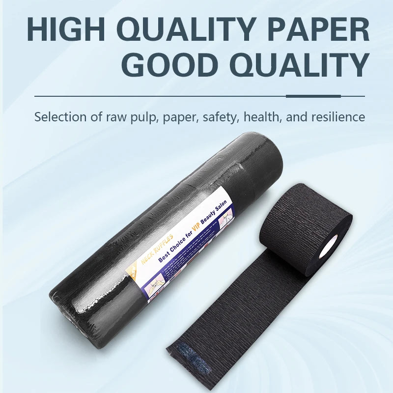 Professional 1/5 Volume Barber Neck Paper Disposable Hair Muffler Collar for Salon Hairdressing Accessories