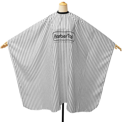 Barber Black Haircut Cloth Hairdresser Apron Hair Cut Cape Hairdress Gown Hairdressing Coat Barbershop Salon Accessory