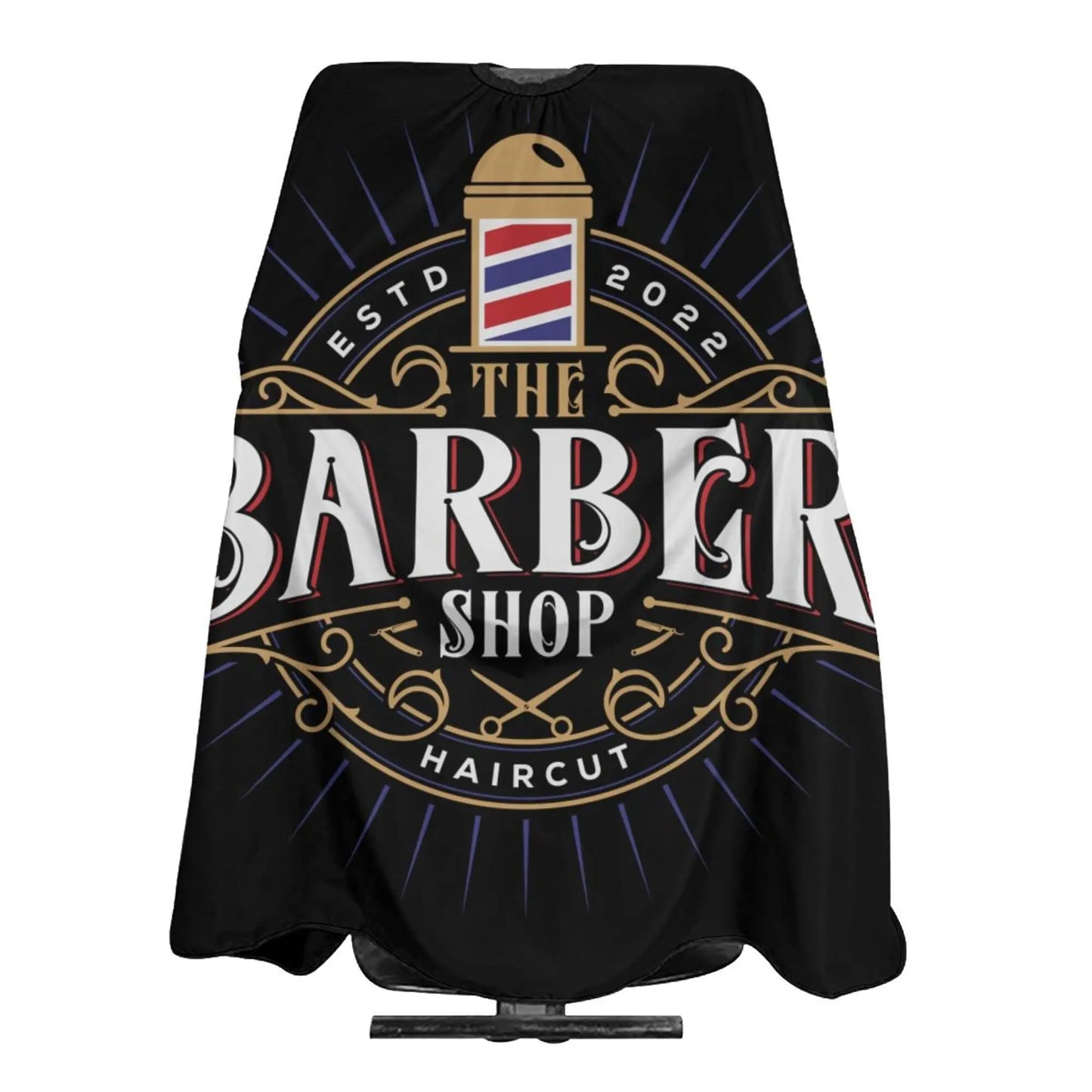 Barber Black Haircut Cloth Hairdresser Apron Hair Cut Cape Hairdress Gown Hairdressing Coat Barbershop Salon Accessory