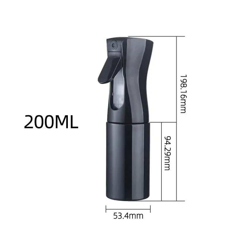 200ml/300ml Hair Continuous Spray Bottle Alcohol Bottle Makeup Spray Bottle Fine Mist Water Spray Bottle for Salons Barber Tools